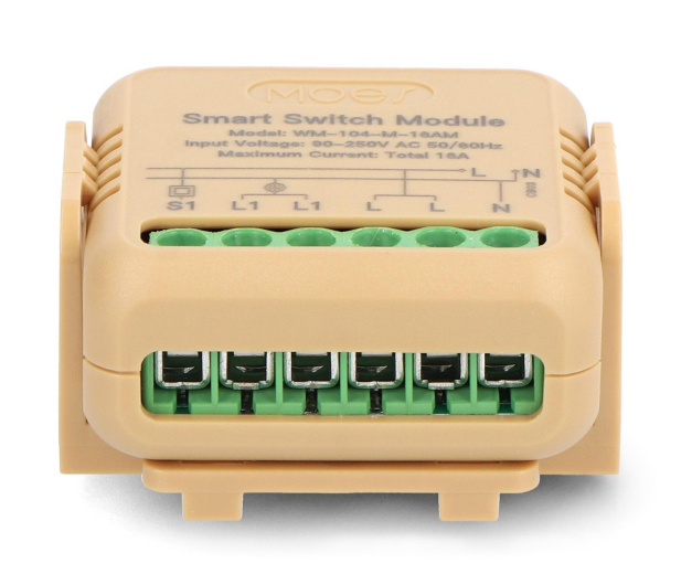 MOES Przekaznik dopuszkowy podwójny Mini Wi-Fi  TUYA - 1323829 - zdjęcie 2